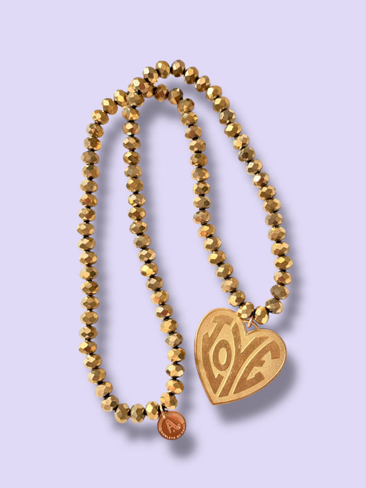 Crystals Love Necklace