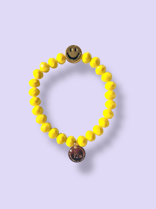 Hello Crystals Smiley Bracelet