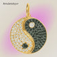 B/W Yin Yang Charm