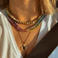 Gold Evil Eys Necklace