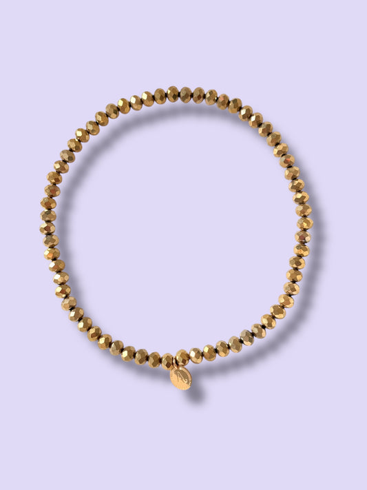 Gold Crystals Necklace