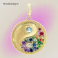 Rainbow Yin Yang Charm
