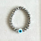 Silver Crystals Evil Eye