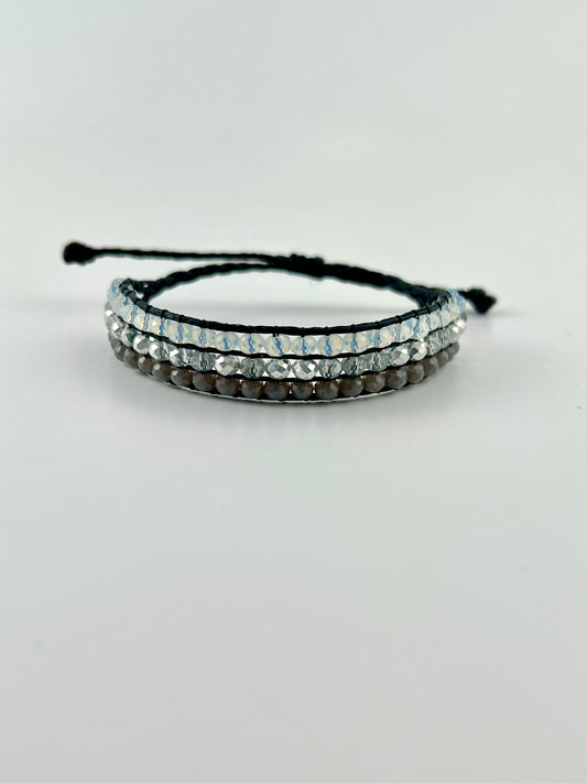 Silver Ombré Bracelet