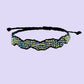 Pistachio waves bracelet