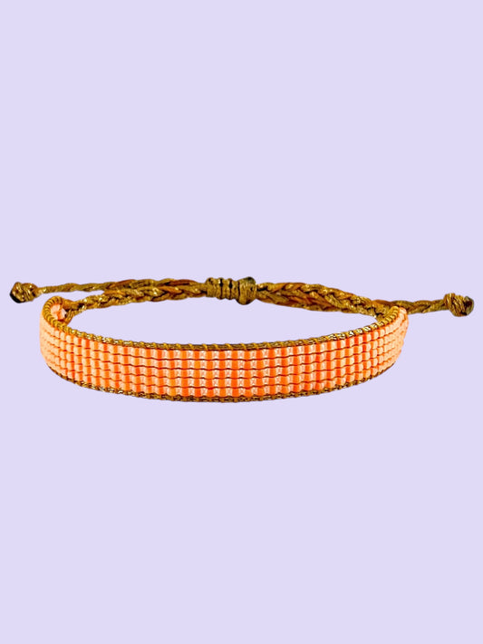 Orange neon bracelet